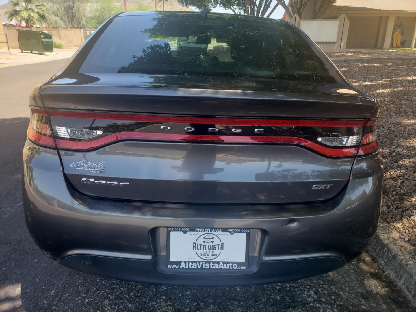 2015 /gray and black Dodge Dart SXT (1C3CDFBB5FD) with an 2.4L L4 DOHC 16V engine, 4-Speed Automatic transmission, located at 323 E Dunlap Ave., Phoenix, AZ, 85020, (602) 331-9000, 33.567677, -112.069000 - 2015 Dodge Dart,...... A Real Must See!!.... No accidents, Power everything, Ice cold ac, Clean Gray and Black interior with Black cloth seats in near perfect condition, power windows, power door locks, Stereo/CD Player, Phone sync, Bluetooth, clean Arizona title, Runs and Drives Excellent. Very cle - Photo#7